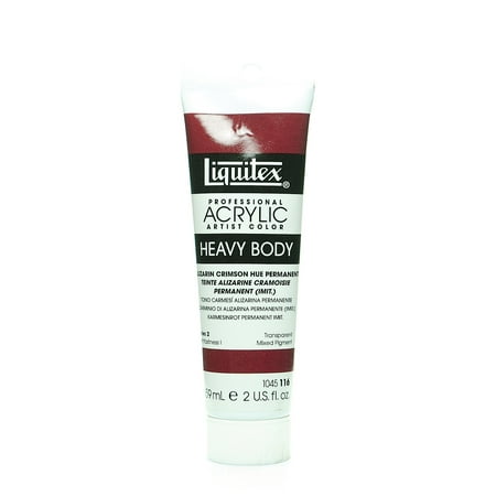UPC: 0804551997877 | Heavy Body Professional Artist Acrylic Colors alizarin crimson hue permanent 2 oz. (pack of 2)