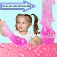 thumbnail image 4 of Cubo de gelatina prefabricado de Slime Azeperoy, rosa y rosa, brillante y crujiente, 4 of 6