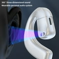 thumbnail image 4 of Oggfader Wireless Earbuds Open Ear Wireless Bluetooth 5.3 Ear Business Sports Music Call Noise Reduction Long Battery Life Bluetooth Wireless Earphones White, 4 of 9