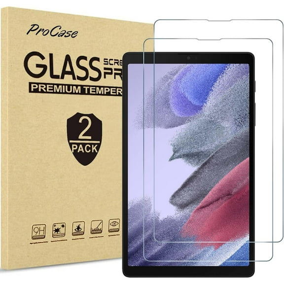 ProCase [2 Pack] Galaxy Tab A7 Lite 8.7 Inch 2021 Screen Protectors T220 T225 T227, Tempered Glass Screen Film Guard for Samsung Galaxy Tab A7 Lite 8.7" 2021 Release SM-T220 SM-T225 SM-T227