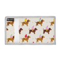 thumbnail image 2 of JIALIOU Nylon Trifold Card Wallet with ID Window Zipper Pocket for Men Women Teen Dachshund with Ice Cream, 2 of 7