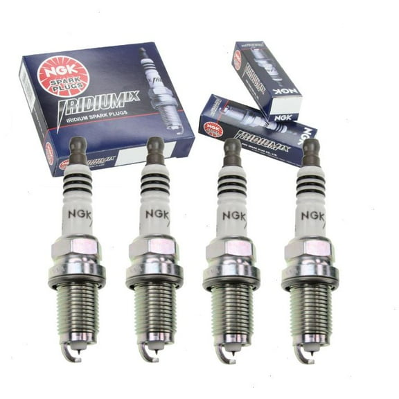 4 pc NGK Iridium IX Spark Plugs compatible with Volkswagen Jetta 2.0L L4 2001-2005