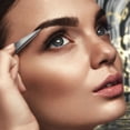 thumbnail image 4 of By MILLY Pointed Tweezers - High Carbon Stainless Steel Needle Nose Tweezers - Fine Point Tweezers Precision Hair Removal - Perfectly Aligned & Hand-Filed Sharp Tweezers - Silver, 4 of 8