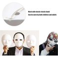 thumbnail image 2 of 5PCS DIY White Paper Mask Pulp Blank Hand Painted Mask Personality Creative Free Design White Mask-Masquerade,Cosplay, Dance Party, 2 of 5