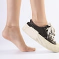 thumbnail image 5 of 5 Pairs Lightweight Breathable Ankle Socks Nonslip Top Super Thin Sheer Low Cut Boat Socks Nylon Stockings For Women, 5 of 8