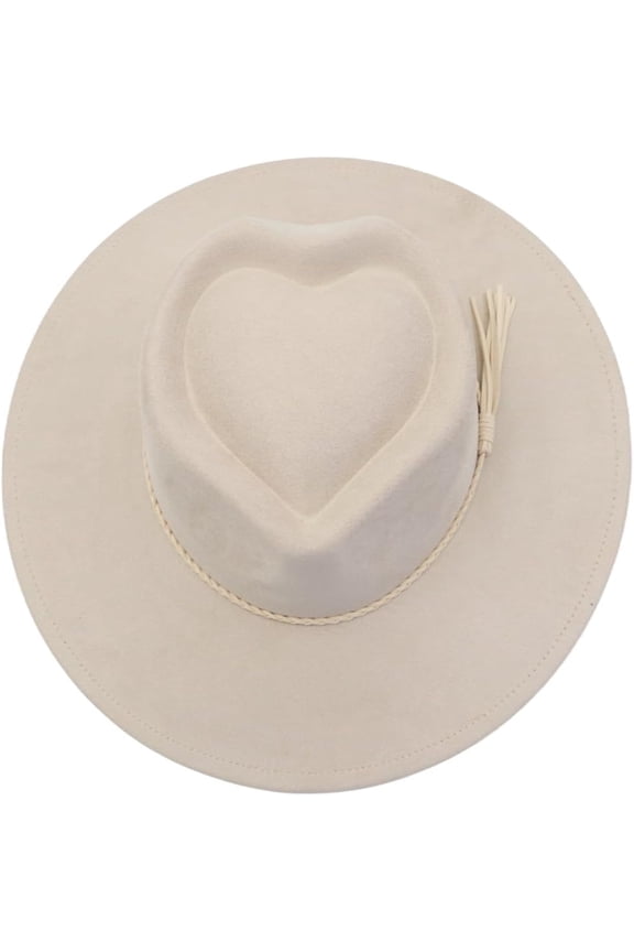 Wide Brim Fedora Hat for Men Women Big Rancher Felt Hat Boho Western Hat Flat Brim Hats