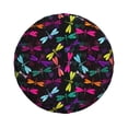 thumbnail image 4 of Spare Tire Cover, Colorful Dragonflies A Wheel Cover Tire Covers For Trailers Car Truck Camper Universal Tire Covering Fits Diameter14"-17", 4 of 4