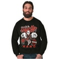 thumbnail image 3 of Popeye Hustle Hard Strong Finish Men's Crewneck Sweatshirt Brisco Brands S, 3 of 6