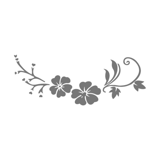 Clearance! for RV Motorhome Trailer Door Panel Side Decal Sticker Fashion Graphical Modelling Adornment Door Flower Stickers DIY Modified SUV Engine Cover Vinyl Decals Car Sticker,Dark Gray