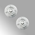 thumbnail image 4 of 2 Door Bell Chrome Embossed PRESS Round Bell | Renovator's Supply, 4 of 6