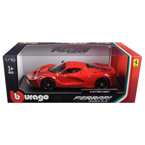 Ferrari LaFerrari F70 Red with Black Wheels 1/18 Diecast Model Car by Bburago