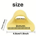 thumbnail image 2 of ABPETE Sewing Finger Ruler for Even Stitches, Template for Sewing, Mini Sewing Measuring Gauge, DIY Stitching Guide Tool for Seam Finishing, Quilting & Sewing Aids (White 3pcs), 2 of 8