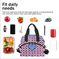 thumbnail image 7 of Herdesigns Cute Heart Insulated Lunch Bag for Women Men Adults Large Reusable Lunch Box Lovely Heart Leakproof Cooler Tote Bags with Adjustable Shoulder Strap, 7 of 7