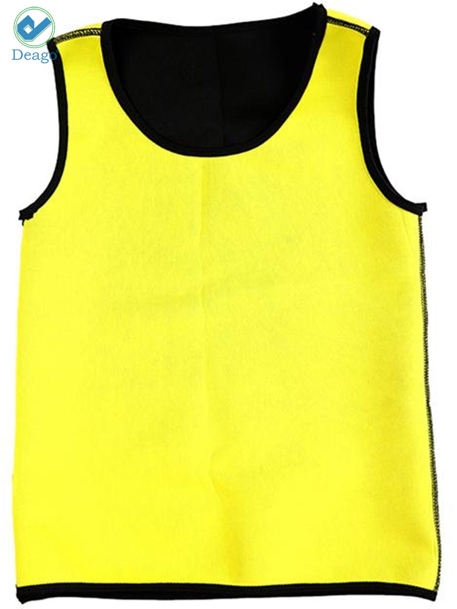 Deago Mens Hot Thermo Body Shaper T Shirt Slimming Neoprene Vest Workout  Sweat Sauna Suit Stomach Fat Burner Weight Loss Tank Top 
