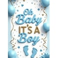 thumbnail image 4 of Blue Theme Baby Shower Banner Boy Announcement Decorative Banner Gender Reveal Decoration for Baby Shower Party Celebration Event, 4 of 7