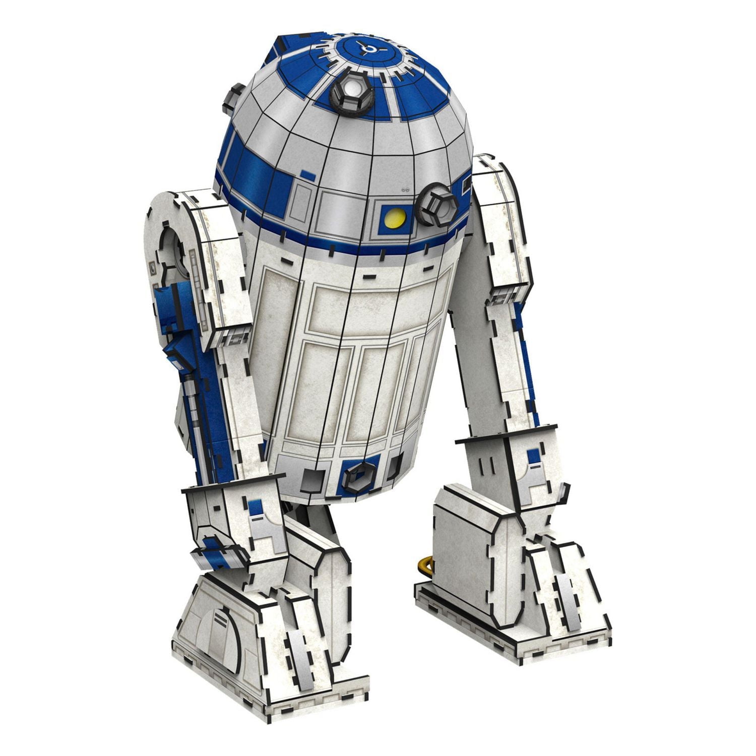 4D Build, Star Wars R2-D2, 3D Paper Model Kit, 192 Piece Paper Model Kit for Teens and Adults, Ages 10+, 3D Star Wars Paper Model Kit