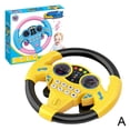 thumbnail image 4 of Kids Steering Wheel Play Toy, Pretend Copilot Driving Simulation Car Game with Realistic Sounds & Spinner, Early Learning Educational Toddler Dashboard Toy with Suction Cup, Battery Powered, 4 of 8