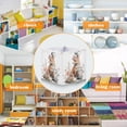thumbnail image 5 of Foldable Fabric Storage Bin Home Cubes Clothing Organizer Bins Large Collapsible Box Basket for Home Organizer Fox with A Bird, 5 of 7
