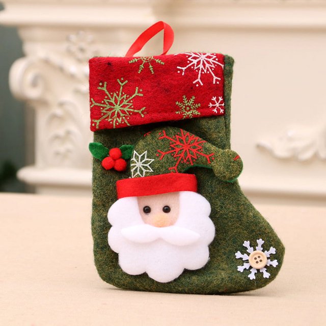 Gift Bag Small Sock Pendant Tree Hanging Ornament Bag-Youyoupin