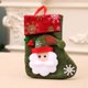thumbnail image 4 of Calcetines navideños de Papá Noel, muñeco de nieve, adornos en blanco, medias navideñas de doble cara, 4 of 4