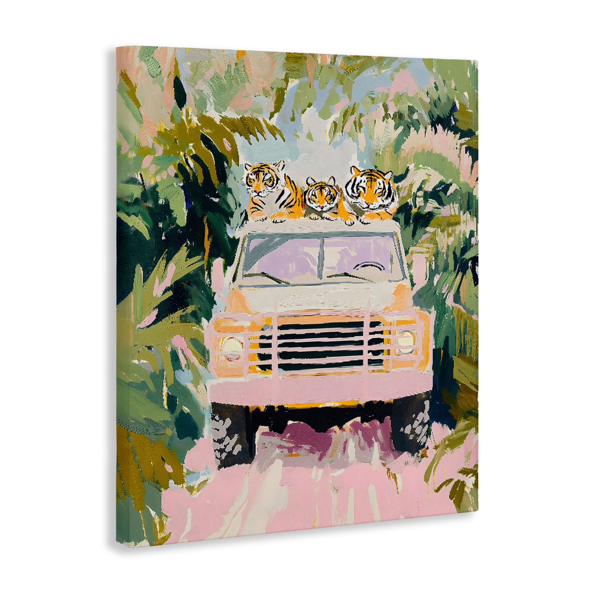 Stupell Industries Safari Trip Tiger Trio Canvas Wall Art, design by The Prints Vibe