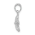 thumbnail image 6 of Auriga Fine Jewelry 925 Sterling Silver Rhodium-Plated Polished Starfish Pendant for Women (L - 21.14 mm), 6 of 6