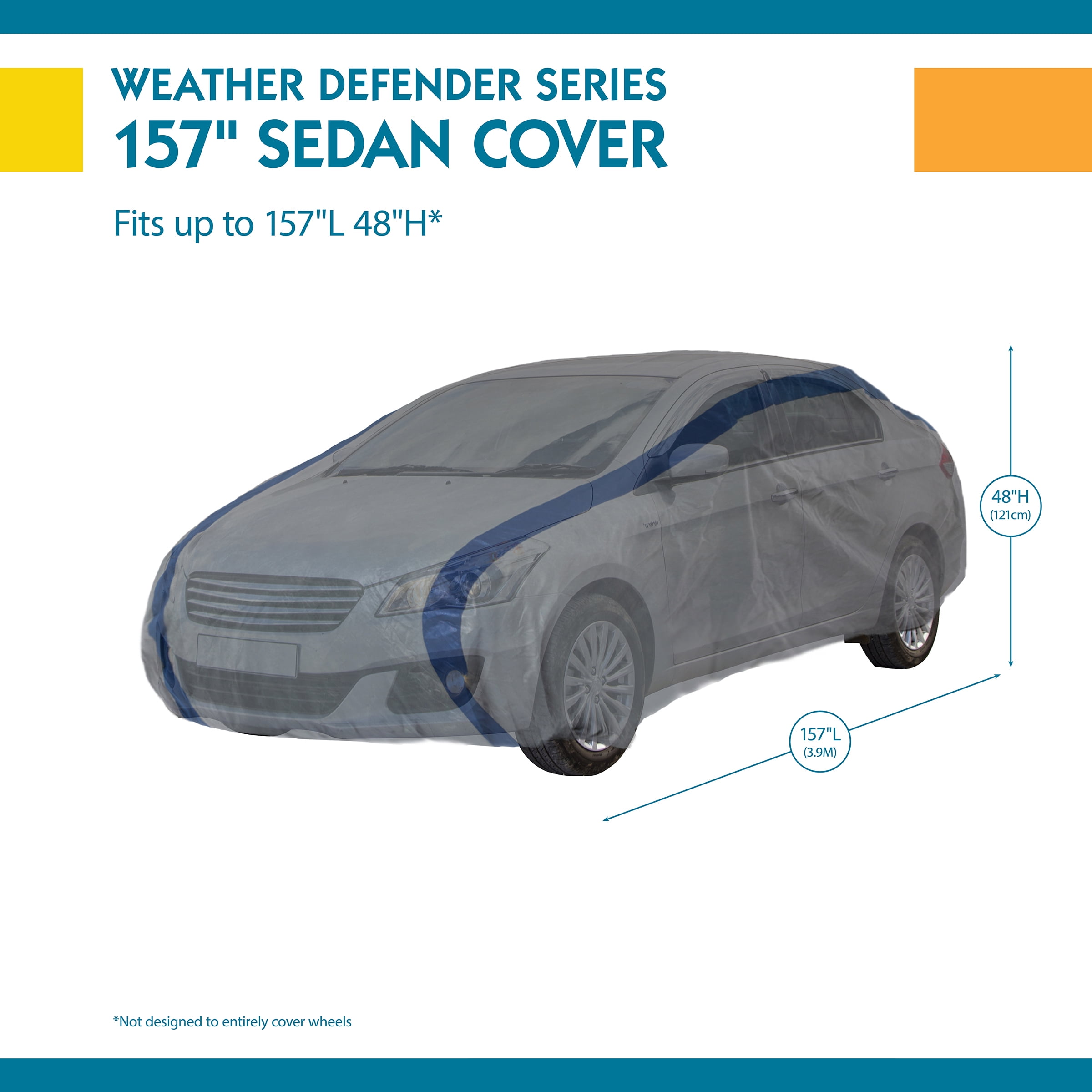 Duck Covers Weather Defender Car Cover Fits Sedans Up To 13 Ft 1 In L Walmart Com Walmart Com