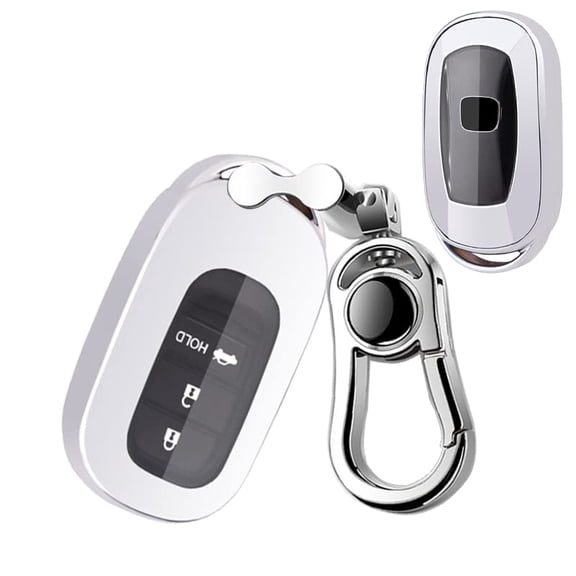 Honda Civic Key Fob Cover,Compatible with 2022 New Honda Civic Accord Sport SI EX EX-L Touring key Fob Silicone TPU Protective Case Holder Shell wih Keychain