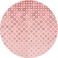 thumbnail image 1 of Ahgly Company Machine Washable Indoor Round Transitional Light Rose Pink Area Rugs, 3' Round, 1 of 7