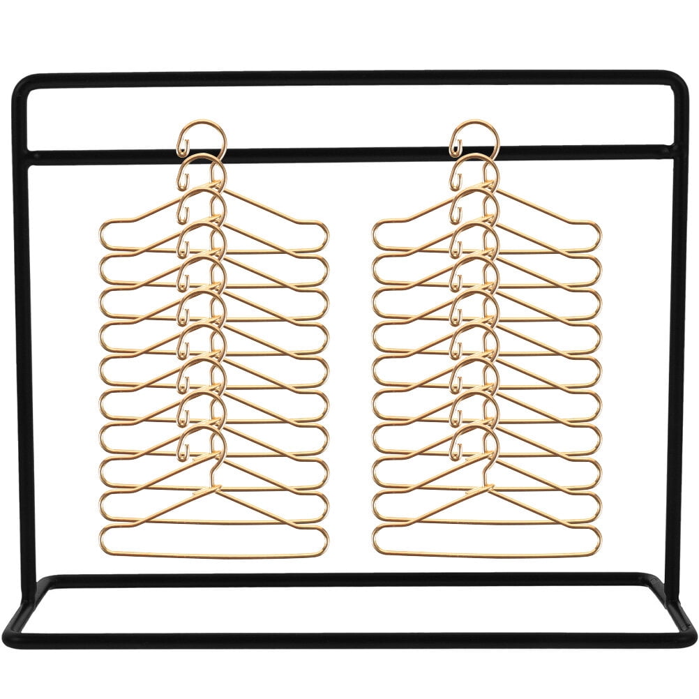 1 Set Doll Dress Rack Doll Clothes Hanger Doll Garment Hanger Doll