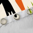 thumbnail image 4 of Feelyou Kawaii Black Cat Black Out Curtains, Chic Square Abstract Curtains Pack of 2 (42x63 Each), Vintage Fashion Artwork Bedroom Curtains, Blackout Curtains Room Decor, 4 of 6