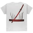 thumbnail image 2 of Halloween Red Clan Ninja Assassin Costume Youth T Shirt White YLG, 2 of 2