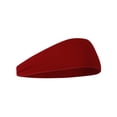 thumbnail image 2 of Lumtrix Mens Women Wide Running Headband Stretchy Sweatband Sports Headband for Cycling,Basketball,Yoga,Fitness Workout Plain Unisex Hairband Deep Red One Size, 2 of 3