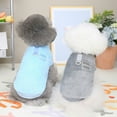 thumbnail image 2 of Ropa para perros, otoño e invierno, ropa para mascotas, ropa para gatos, patas de vellón, anillo de tiro de cinco colores, 2 of 6