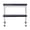 White, variant on Clamp-on Desk Shelf, Floating Shelves Organizer with Sturdy Carbon Steel & Plastic Board, Space-Saving Storage Shelf for Office Desk