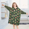 thumbnail image 5 of FORMRS Wearable Blanket Hoodie with Sleeves for Kids Cozy Flannel Sweatshirt, Christmas Tree, 5 of 7