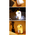 thumbnail image 4 of Unicorn Night Light For Children, Alarm Clock, Unicorn Girl Gift, Children Silicon Usb Charging Portable Lamp (Purple), 4 of 4