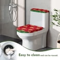 thumbnail image 5 of HELLHERO Snowflake Bathroom Toilet Cover Set 2 Pcs Set Fashion Holiday Dressing for Bathroom Home, Adjustable, 5 of 8