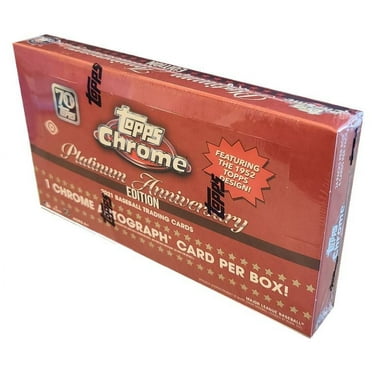 2021 Topps Chrome Platinum Anniversary Baseball Hobby Box