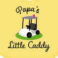 thumbnail image 4 of Inktastic Papa Little Golf Caddy Boys or Girls Baby Bib, 4 of 4