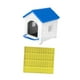 thumbnail image 2 of Gallinero tipo caja nido para la cría de pollos para granjas avícolas que ponen huevos azul con tapete, 2 of 9