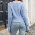 thumbnail image 5 of Lilgiuy Fall Fashion WOMEN Casual Comfortable Long Sleeve V-Neck Sweater for New Year Thanksgiving, 5 of 5