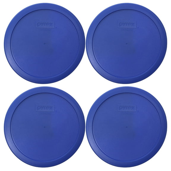 Pyrex 7402-PC 6/7-Cup Amparo Blue Food Storage Replacement Lid (4-Pack)