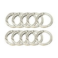 thumbnail image 4 of 10Pcs Durable Carabiner Snap Clips Organizing Accessory Buckles Connector Clasp hook Clamp for Keychain Handbag , Argent, 4 of 8