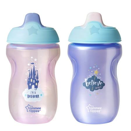 Tommee Tippee Soft Spout Sippy Cup, 9+ mos - 2 pack, 10 (Best Sippy Cup For 9 Month Old)