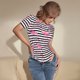 thumbnail image 3 of Balery Flamingos Body de cuello redondo de manga corta para mujer Tops de manga corta Tops básicos-Large, 3 of 7