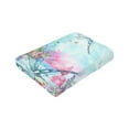 thumbnail image 6 of Kll Fleece Blanket Plush Throw Blanket Dragonfly Floral,Soft Fuzzy Cozy Flannel Blanket For Couch Sofa Bed.(60"X50"), 6 of 9