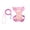 Pink, variant on Oodles Iridescent Cat Walking Harness & Leash Set, Teal, One Size