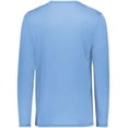 thumbnail image 5 of Augusta Sportswear B25834255 Youth Super Soft-Spun Polyester Long Sleeve T-Shirt, Lake - Large, 5 of 5
