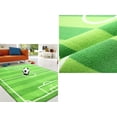 thumbnail image 4 of Area Rug FUNS Cancha de fútbol con temática de fútbol para sala de juegos para niños, 4 of 7